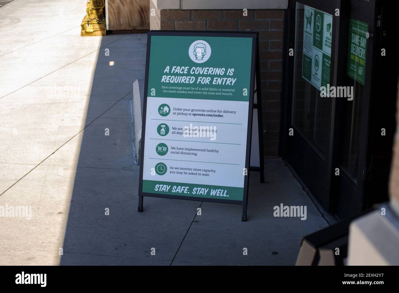 Augusta, Ga USA 03 04 21 Sprouts retail grocery store supermarket