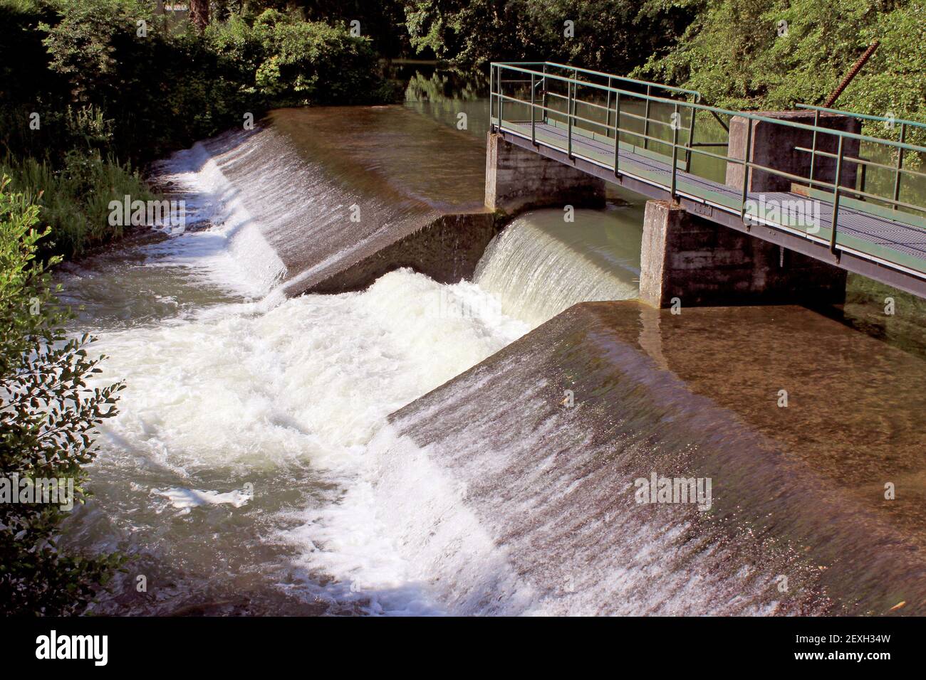 A water dam Stock Photo