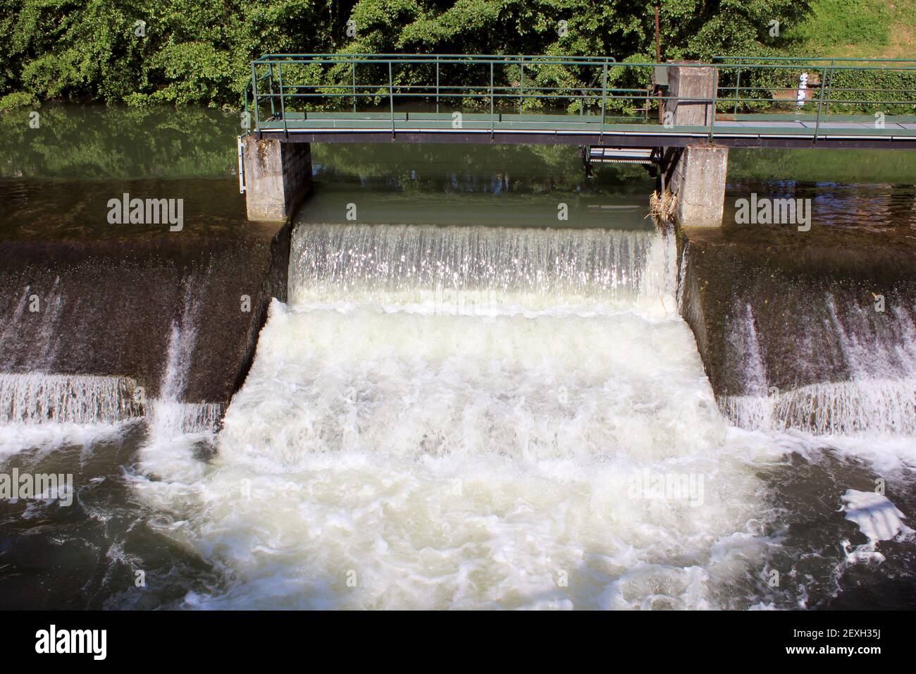 A water dam Stock Photo