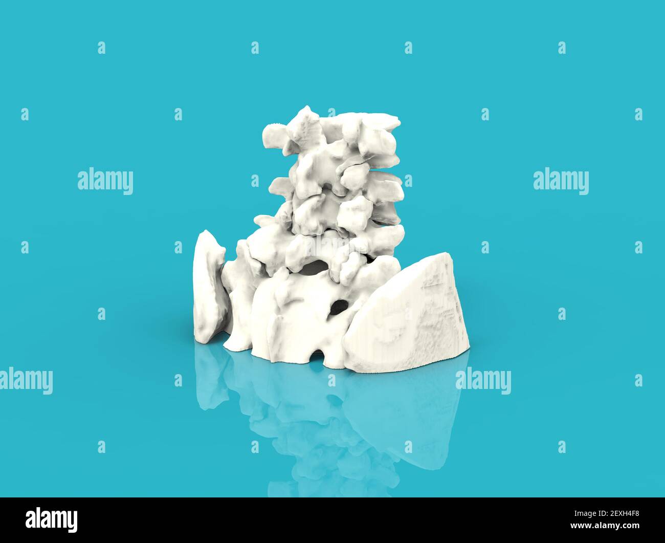 Ct spine cervical 3d rendering hi-res stock photography and images - Alamy
