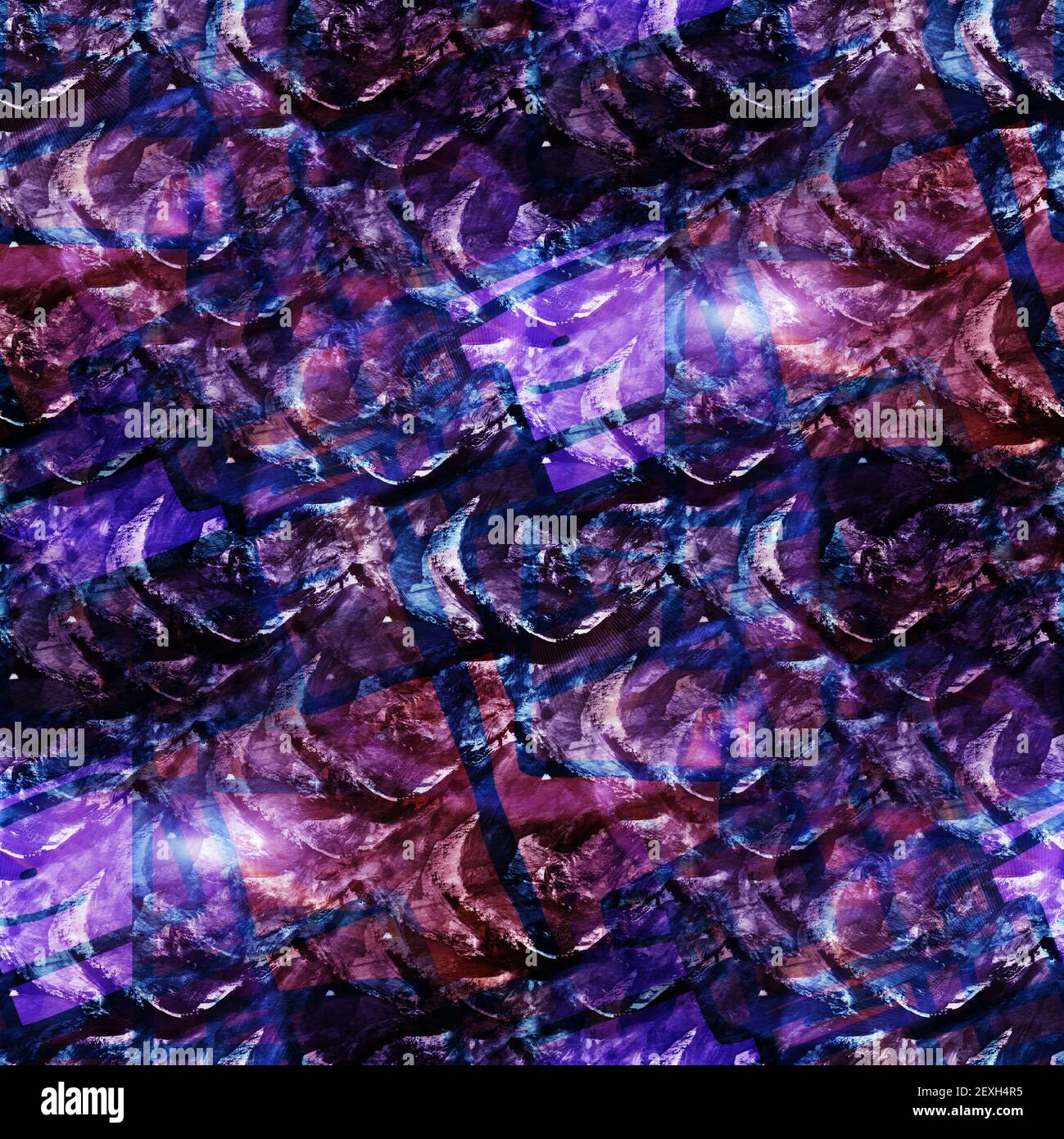 Wallpaper blue sea seamless texture watercolor Stock Photo - Alamy