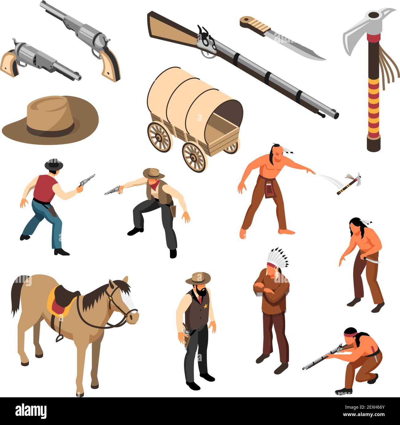 American indian warrior horse Stock Vector Images - Alamy