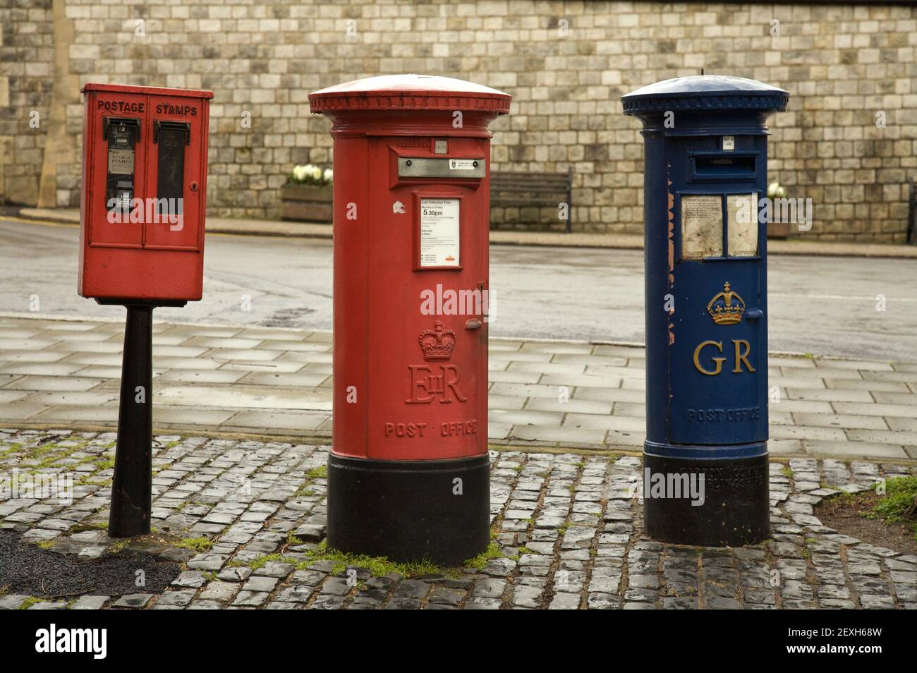 London Post box Stock Photo