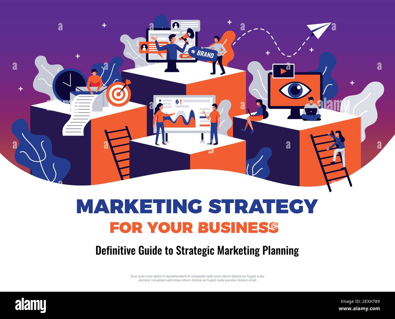 Digital Marketing Poster Stock Vector Image & Art Alamy