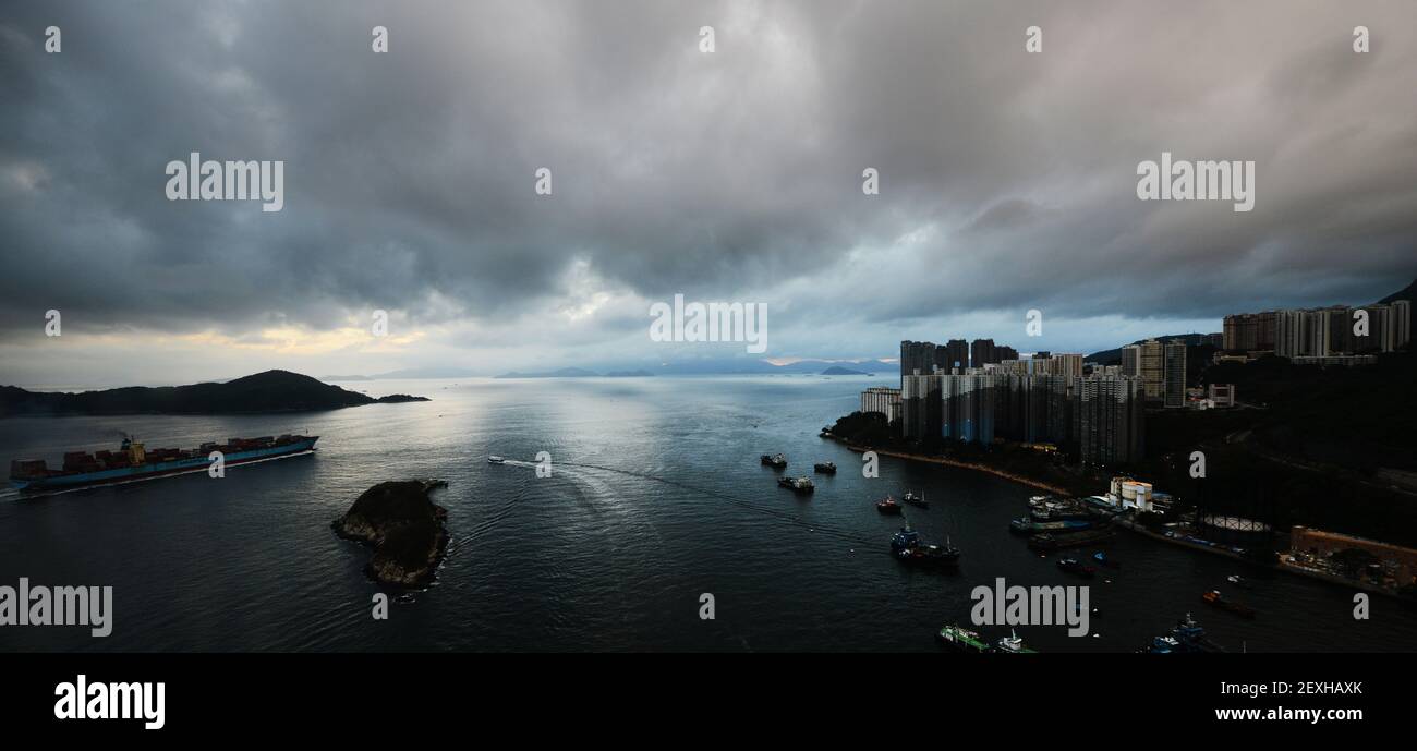A big storm over the South China Sea Stock Photo - Alamy