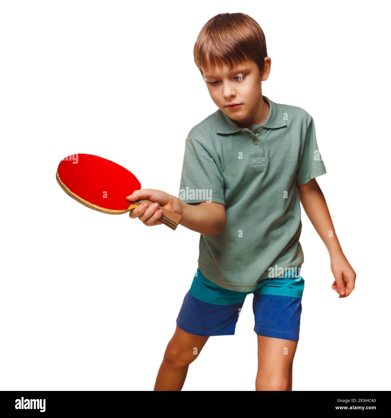 Table tennis children hi-res stock photography and images - Alamy
