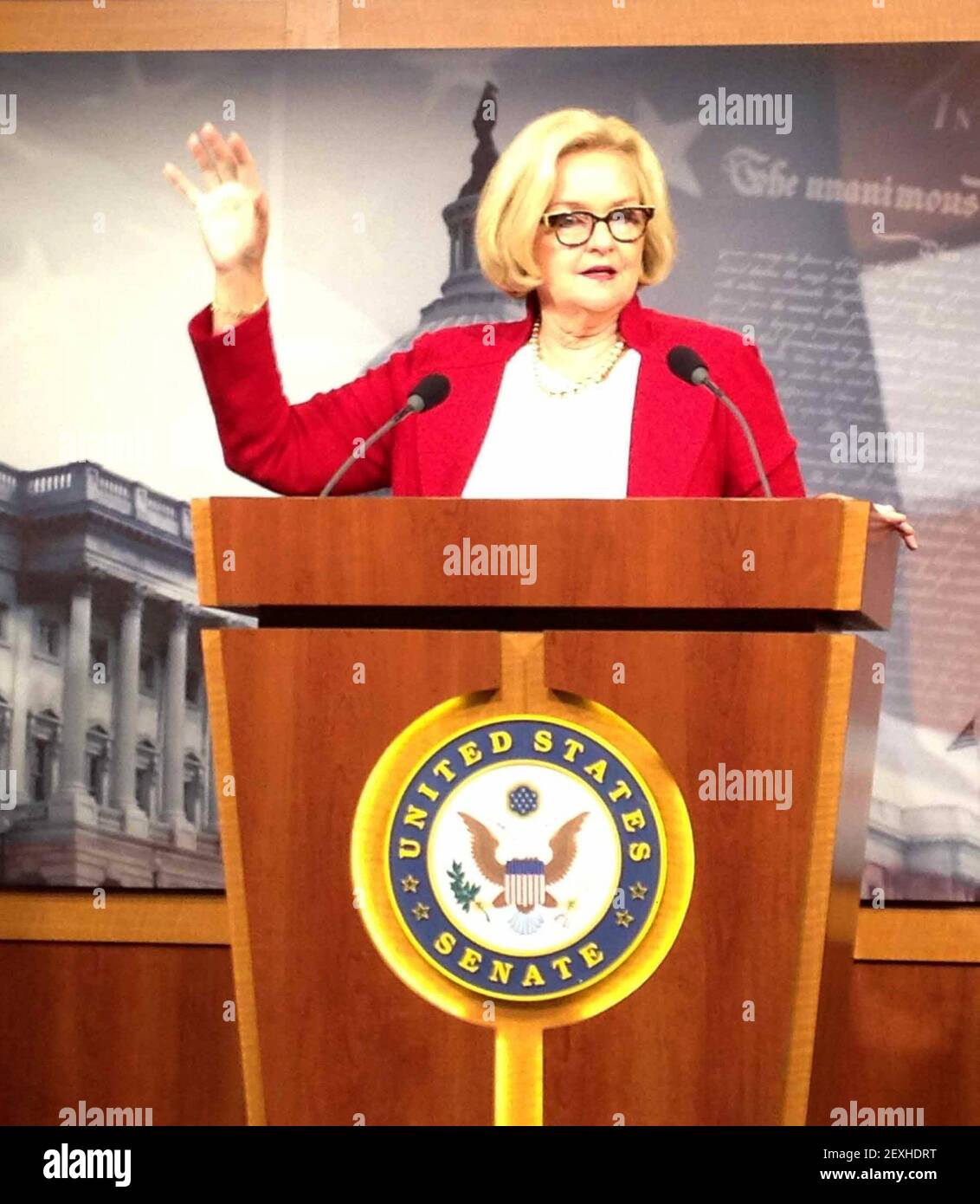 Sen. Claire McCaskill (DMo.), in a 2014 file image in Washington, D.C