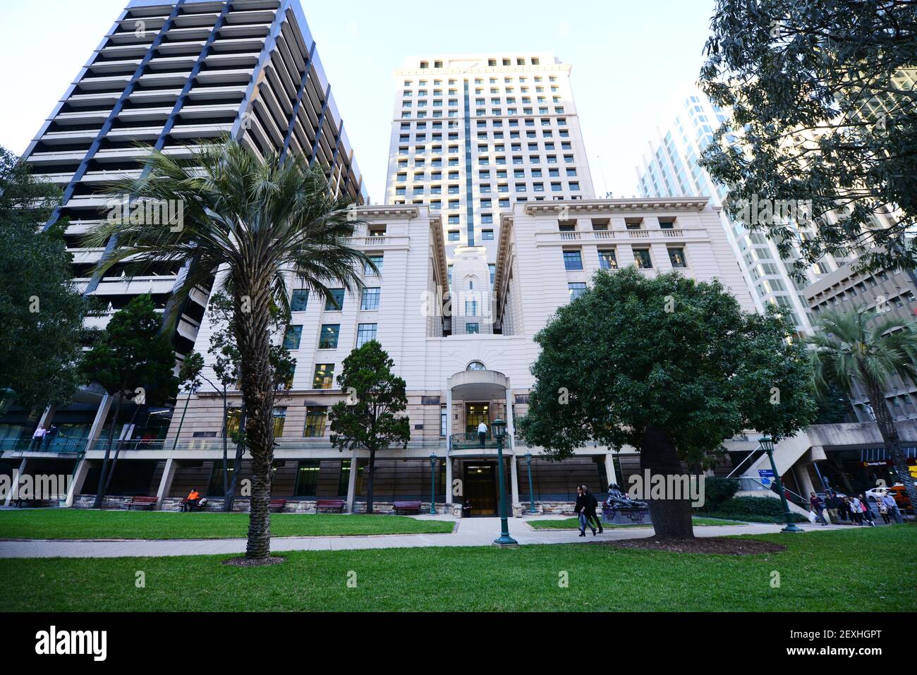 The Anzac Square & Memorial Galleries between Ann street and Adelaide street in Brisbane The Anzac Square & Memorial Galleries between Ann street and Adelaide street in Brisbane
