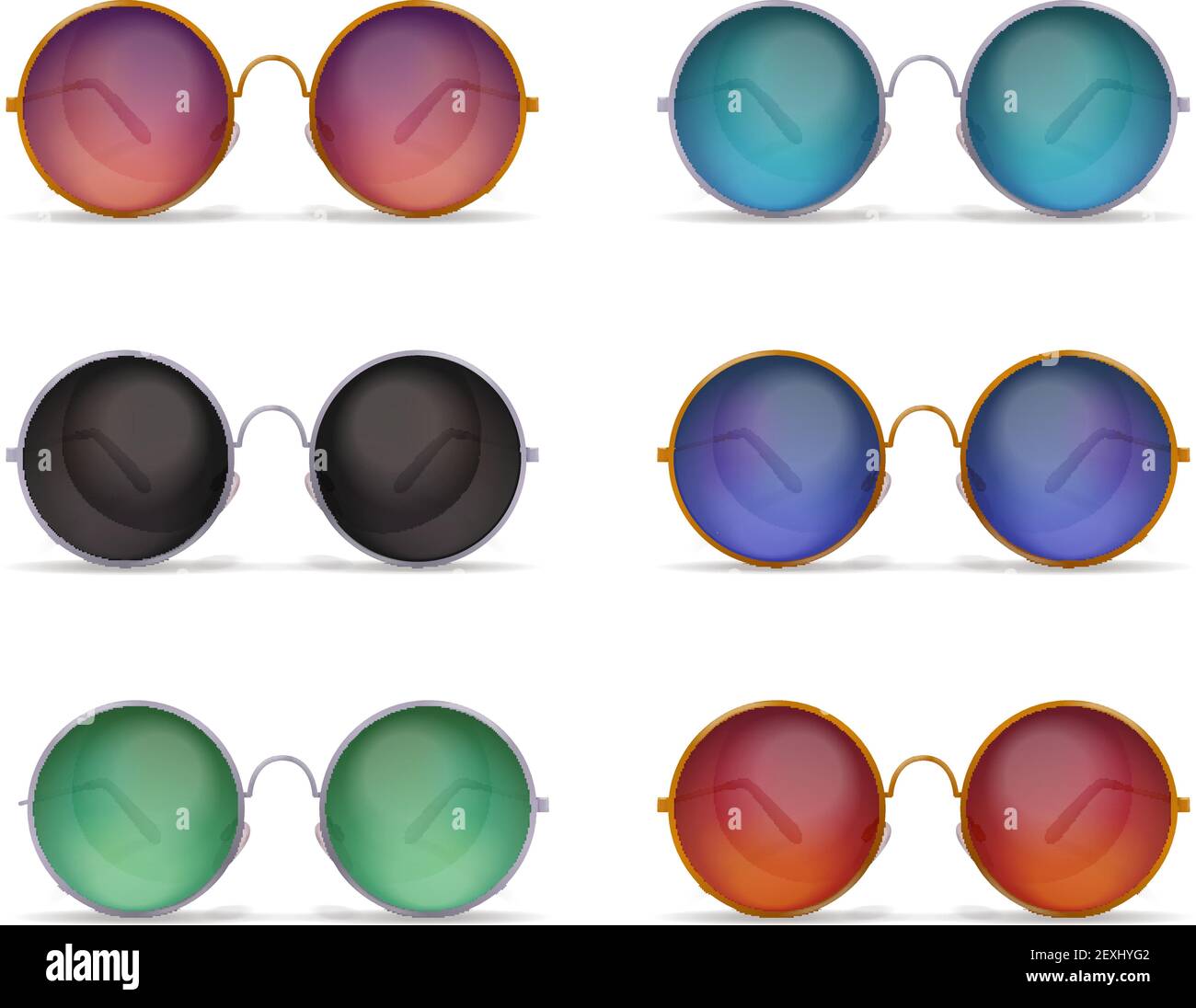 colourful goggles