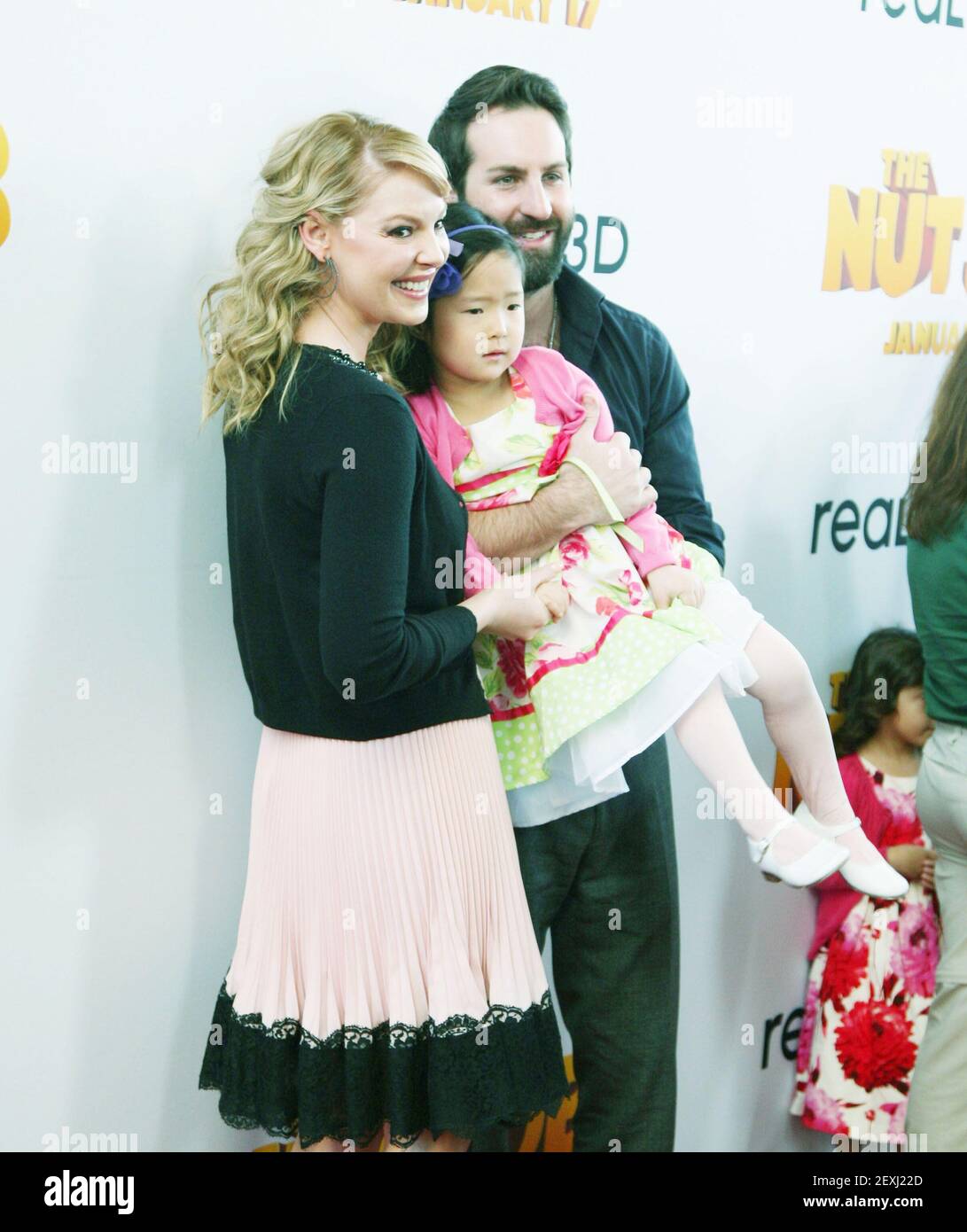 LOS ANGELES, CA JANUARY 11 Actress Katherine Heigl, husband Josh