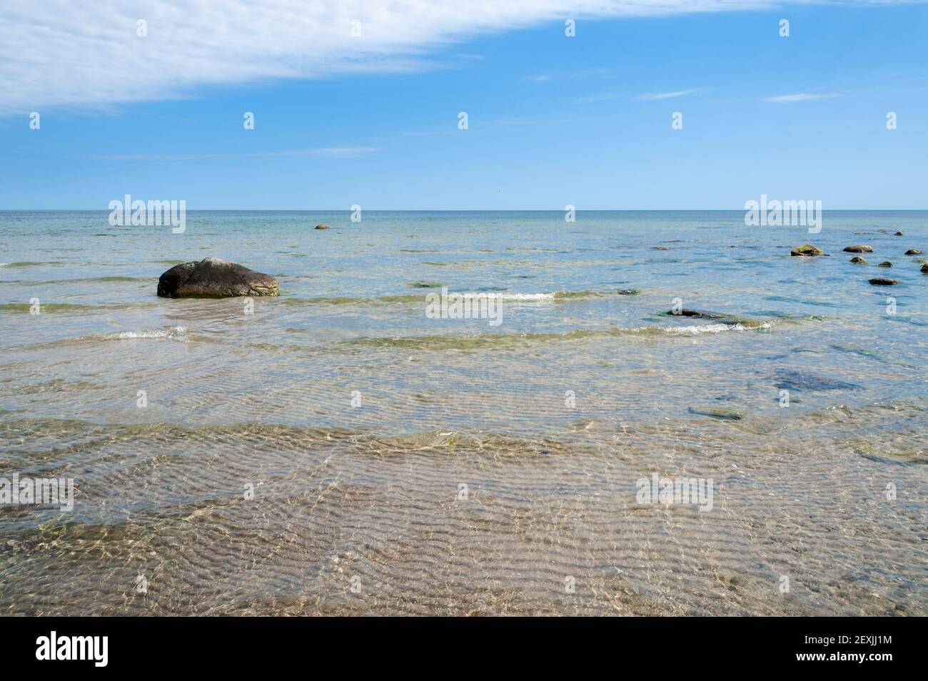 At the eastcoast of Ã–land, Sweden Stock Photo