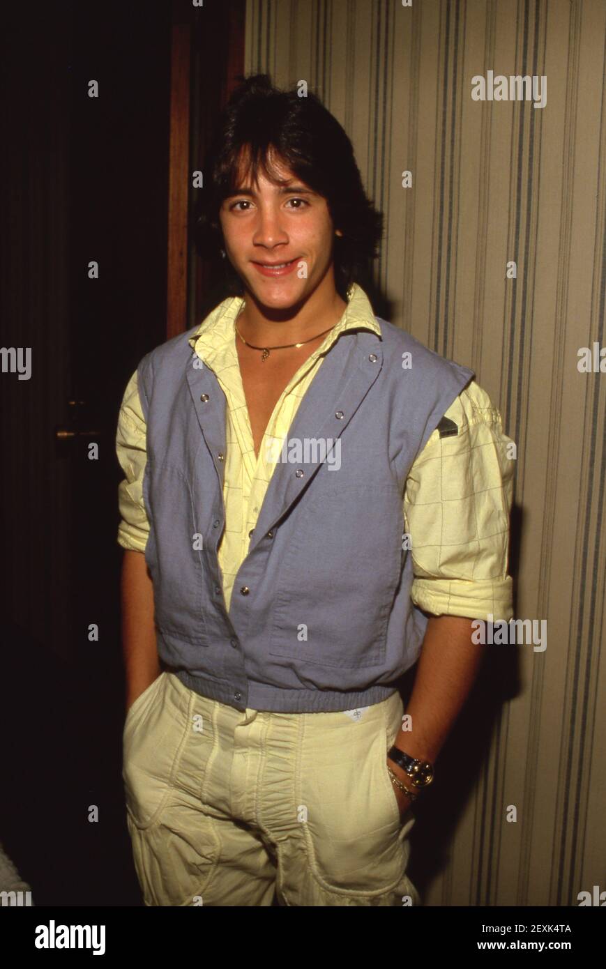 Roy Rossello of Menudo at the Century Plaza Hotel, Los Angeles