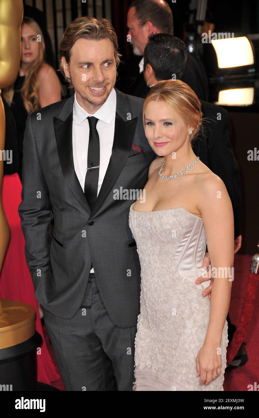 Actress Kristen Bell and Dax Shepard arrives at the 86th Annual Academy ...