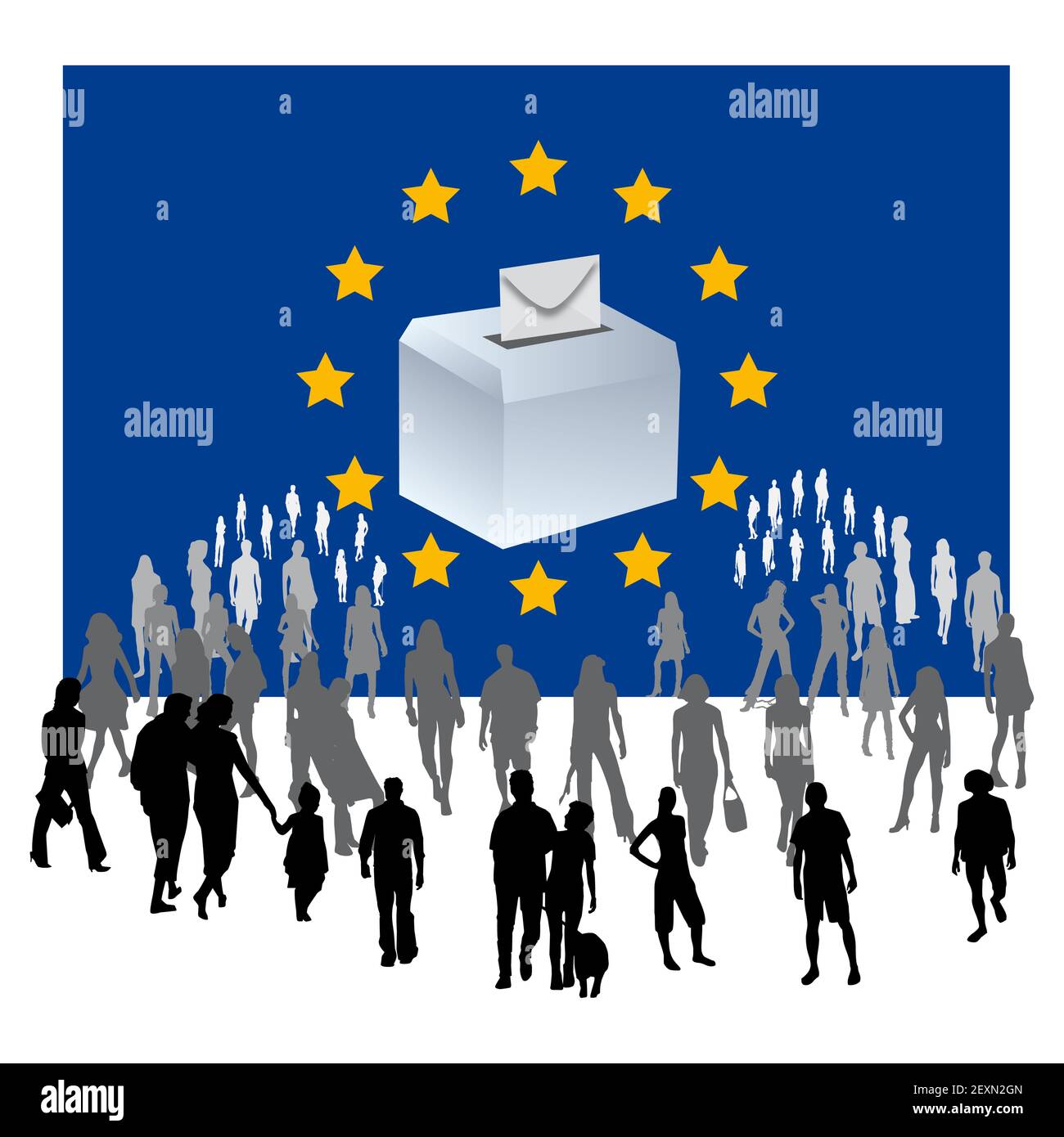 European elections Stock Photo