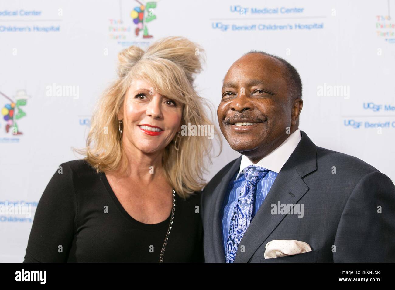 Theresa Morgan, Joe Morgan at the A Starry Evening of Music, Comedy and  Surprises event at the Davies Symphony Hall in San Francisco, CA, on March  10, 2014. (Photo by Drew Altizer/Sipa