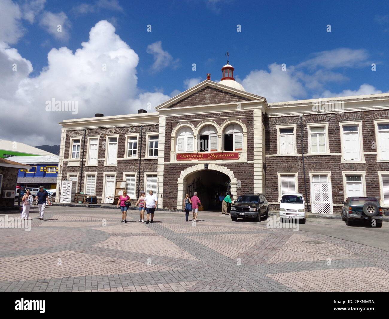 The National Museum of St, Kitts sits between the waterfront and