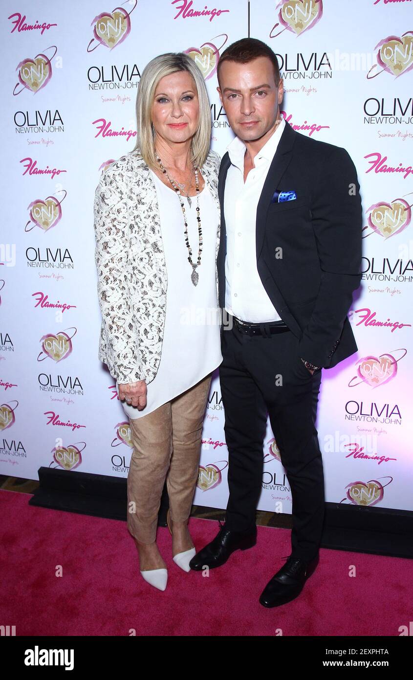 11 April 2014 Las Vegas, Nevada Olivia Newton John, Joey Lawrence