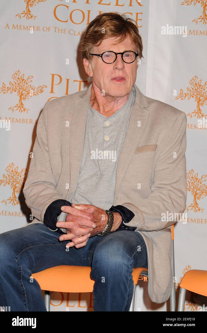 12 April 2014 Hollywood, California Robert Redford. Pitzer College