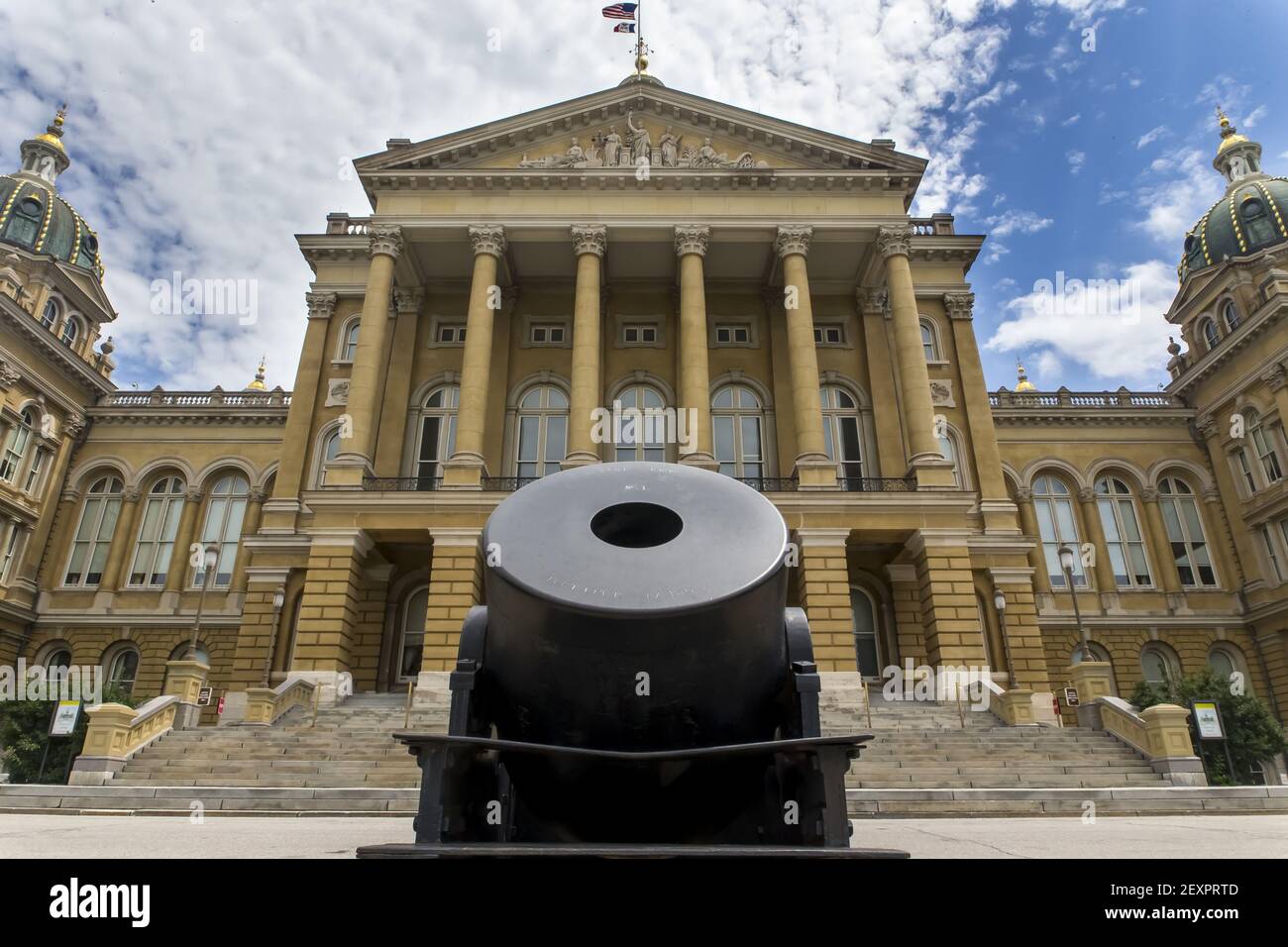 Iowa State Capitol Stock Photo