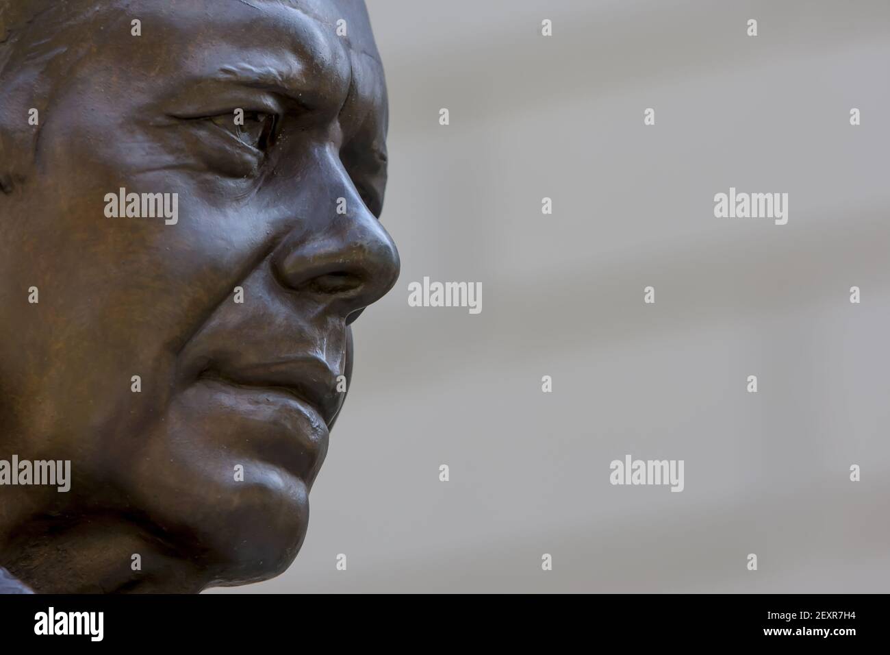 Jimmy Carter Statue Stock Photo