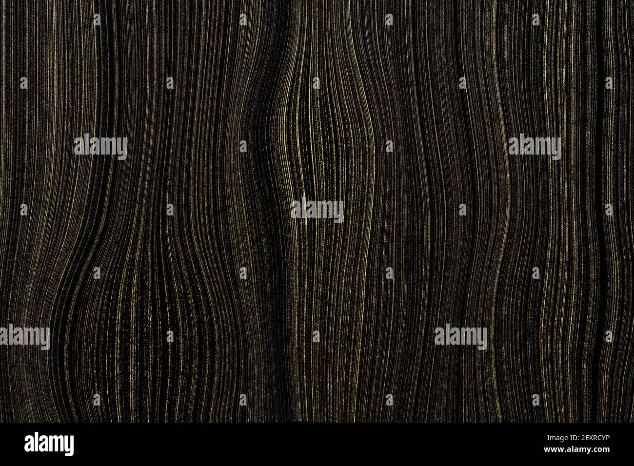 Dark gold glitter rain background with waves Stock Photo