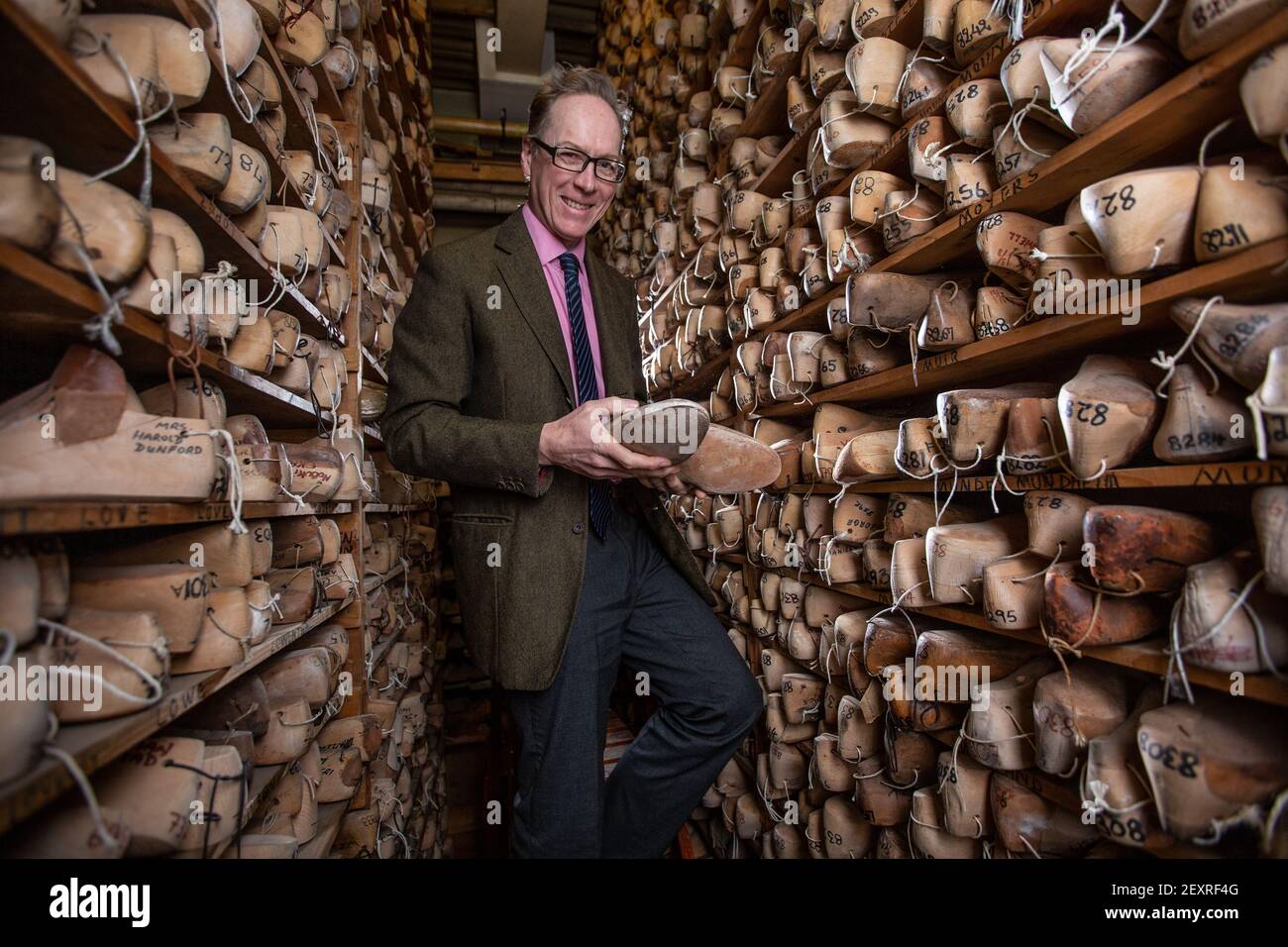 Jonathan Lobb, fifth-generation descendant and Managing Director at John  Lobb, makers of the finest hand made bespoke shoes and boots, Mayfair,  London Stock Photo - Alamy