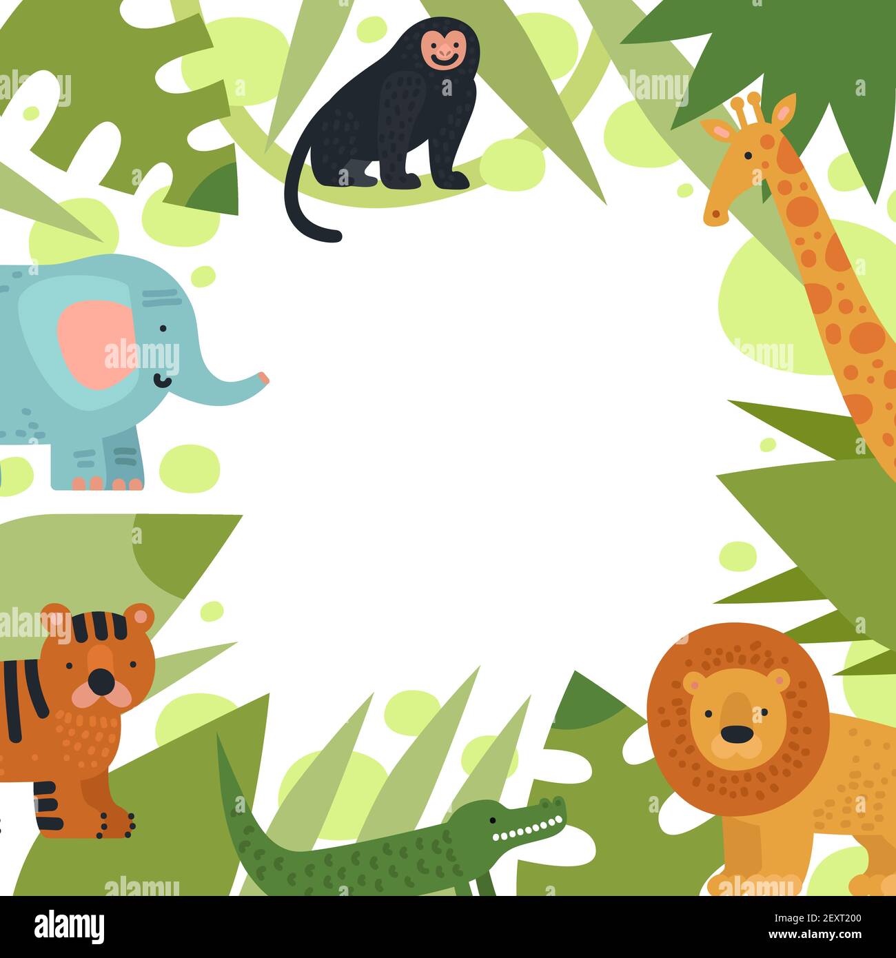 Jungle animals Cut Out Stock Images & Pictures - Alamy