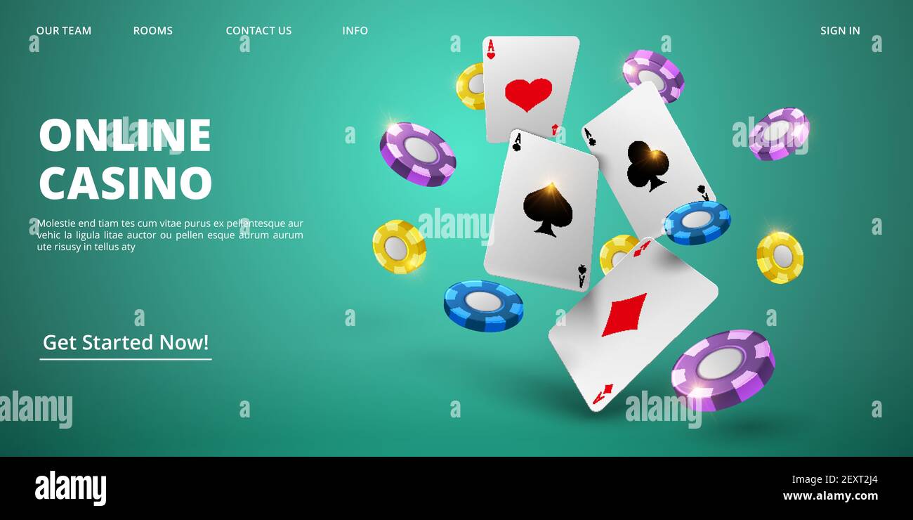 Game website landing page design template Vector Image