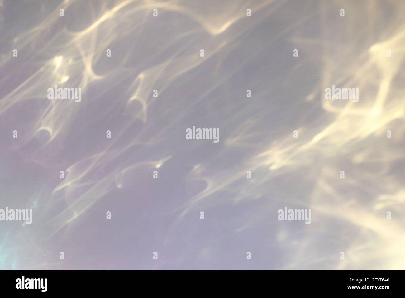 shadow and light caustic effect on a white wall Stock Photo Alamy