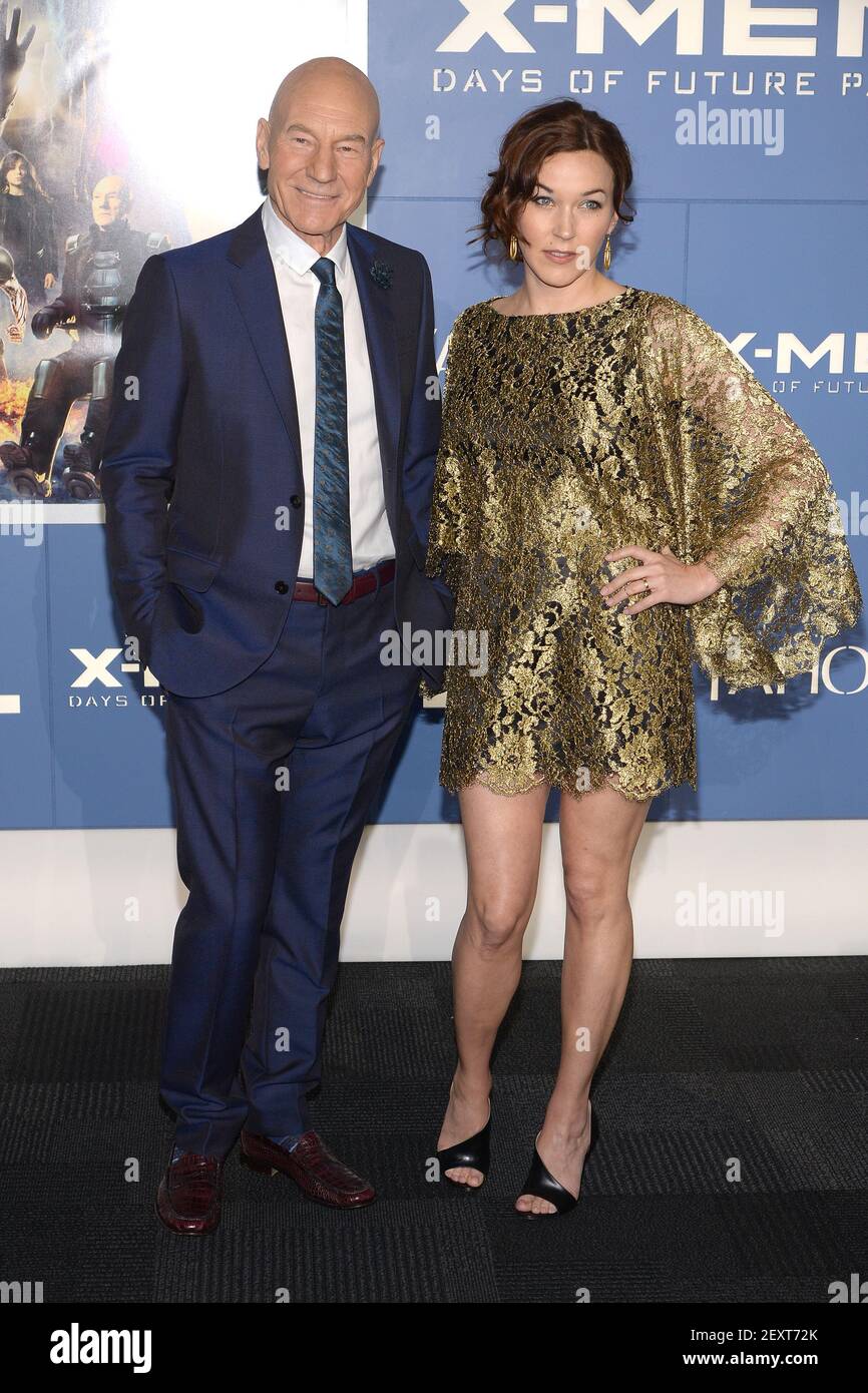 Actor Patrick Stewart and Sophie Alexandra Stewart attend the 'X-Men ...