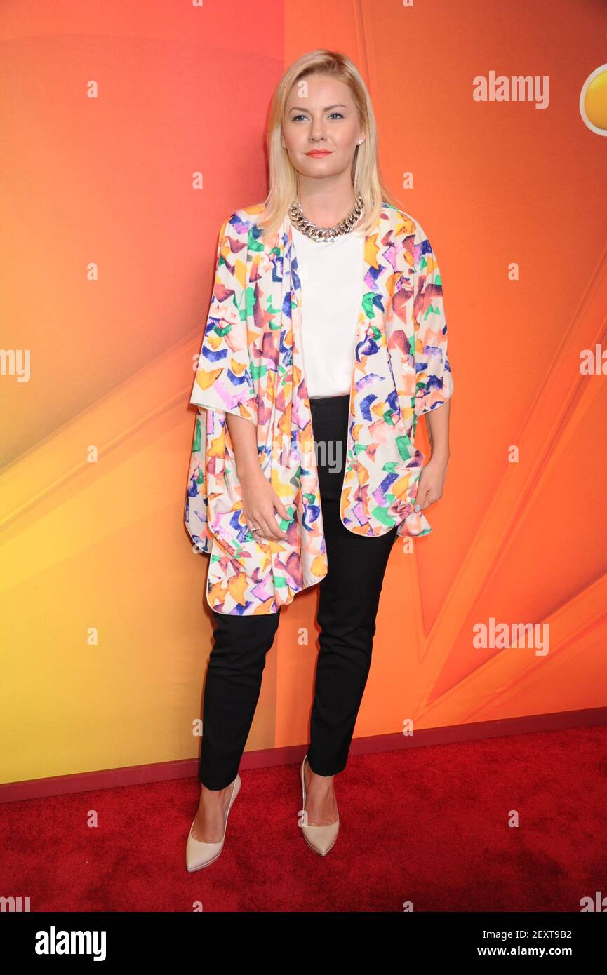 Elisha Cuthbert attends the 2014 NBC Upfront Presentation, held at the