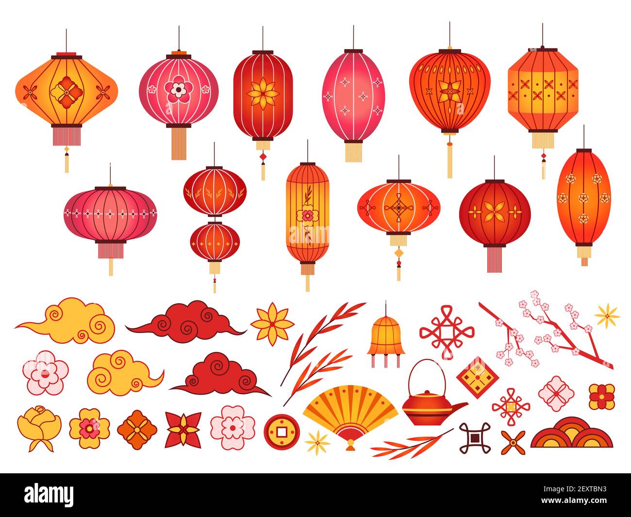 https://c8.alamy.com/comp/2EXTBN3/chinese-new-year-elements-asian-lantern-japanese-cloud-and-sakura-branch-traditional-korean-flower-and-pattern-festive-2020-vector-set-illustration-chinese-lantern-and-traditional-decoration-2EXTBN3.jpg