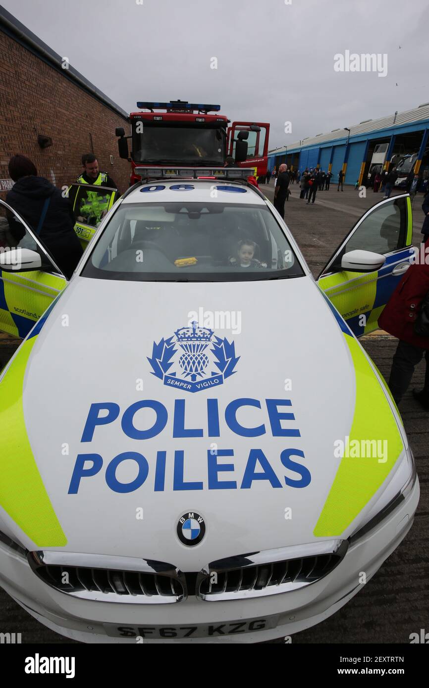 Stagecoach Garage, Kilmarnock, Scotland, UK 08 April 2018. An open day