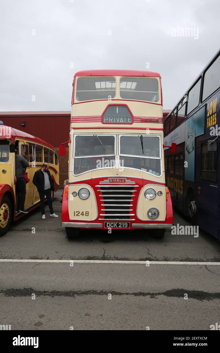 Stagecoach Garage, Kilmarnock, Scotland, UK 08 April 2018. An open day