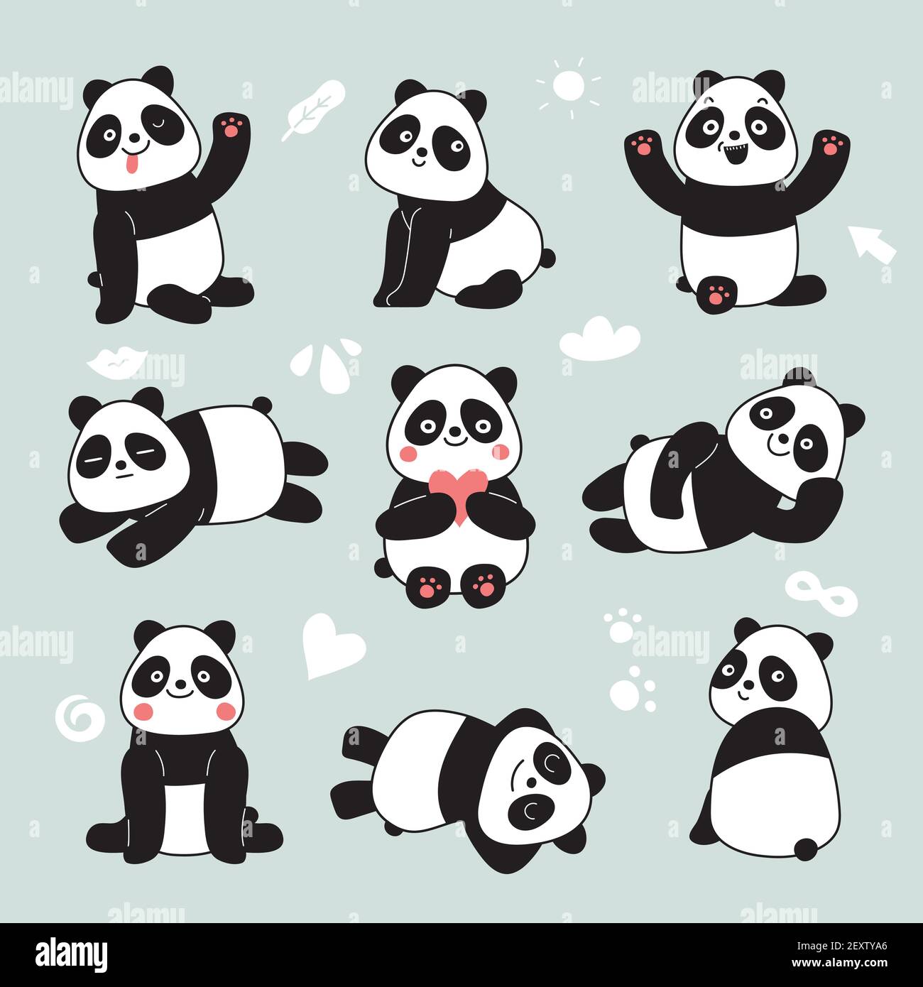 panda cartoon