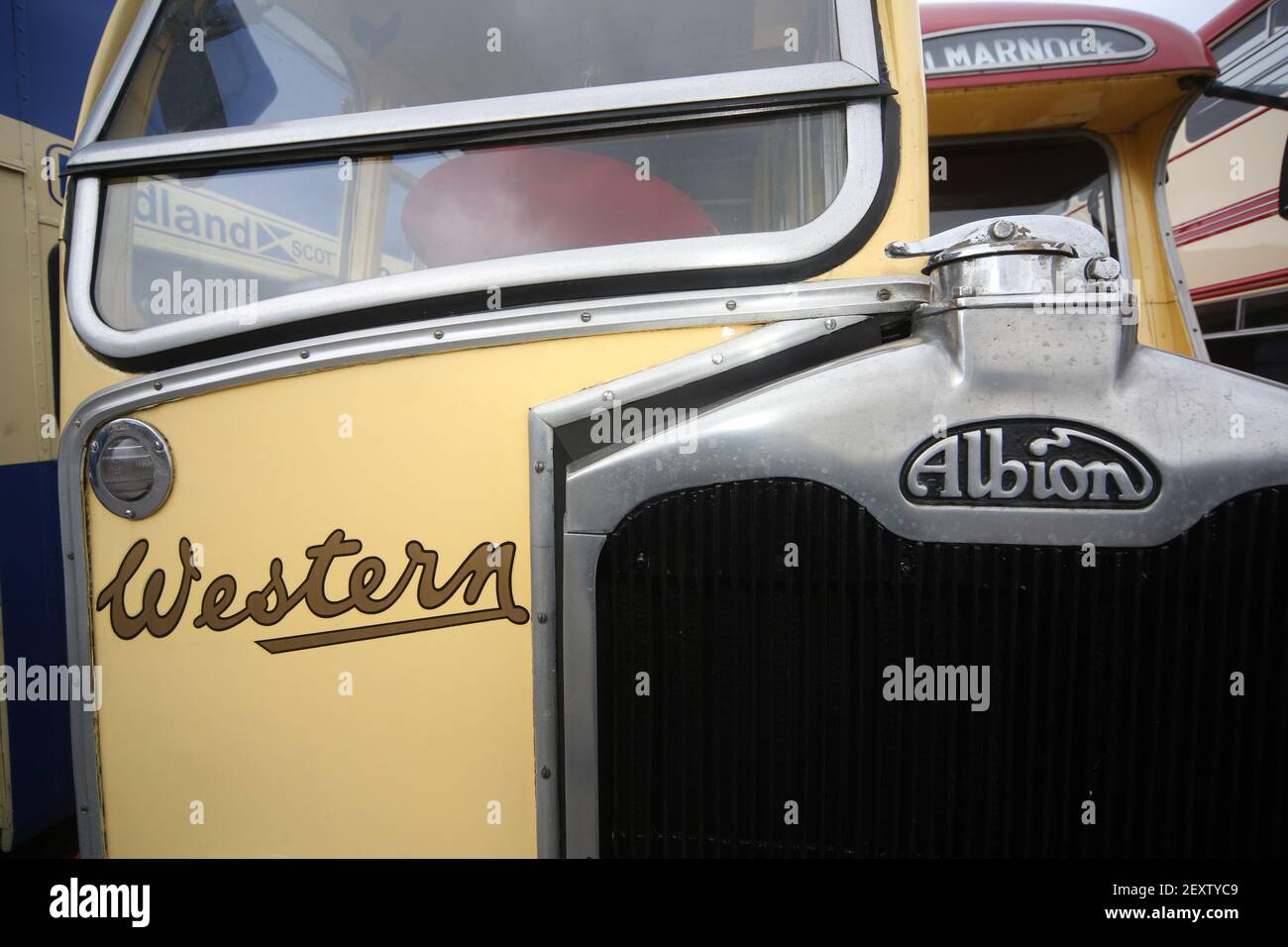 Stagecoach Garage, Kilmarnock, Scotland, UK 08 April 2018. An open day