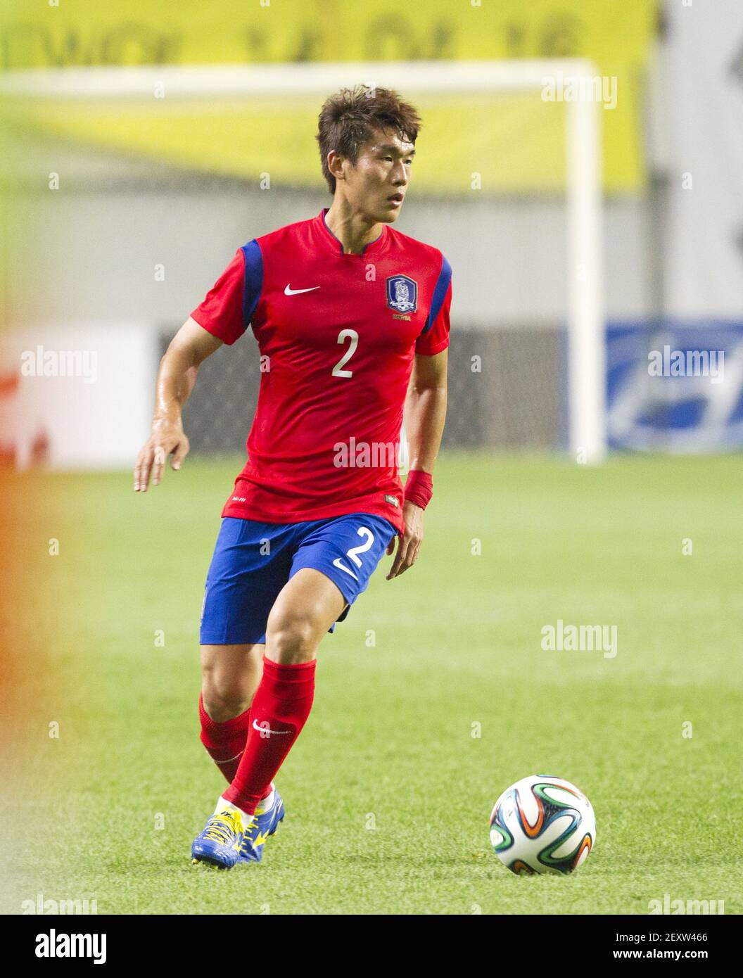 28 May 2014 - Seoul, South Korea : South Korea national soccer team player Lee Yong, South Korea will play against Russia, Belgium and Algeria in Group H of the FIFA World Cup 2014 in Brazil. Photo Credit: Lee Young-ho/Sipa USA Stock Photo