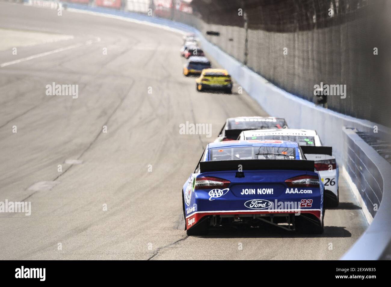 NASCAR:  Mar 22 Auto Club 400 Stock Photo