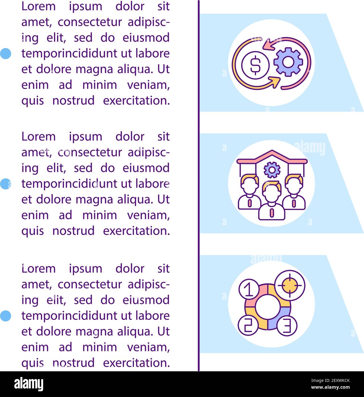 Non governmental institutions concept icon with text Stock Vector