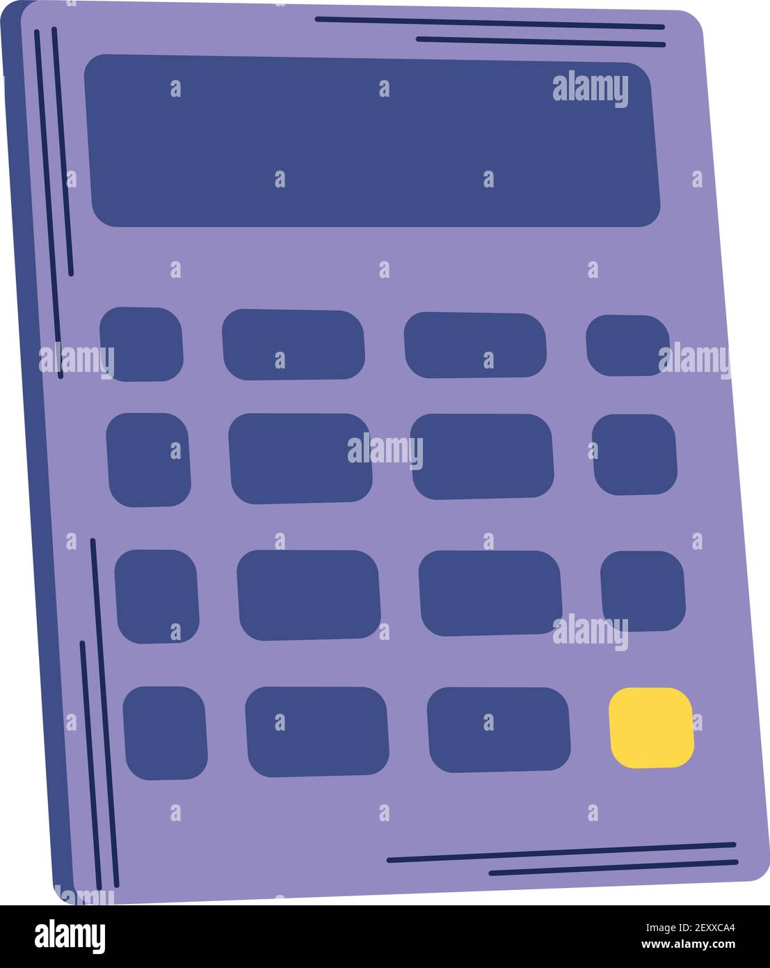 calculator math device digital icon Stock Vector Image & Art - Alamy