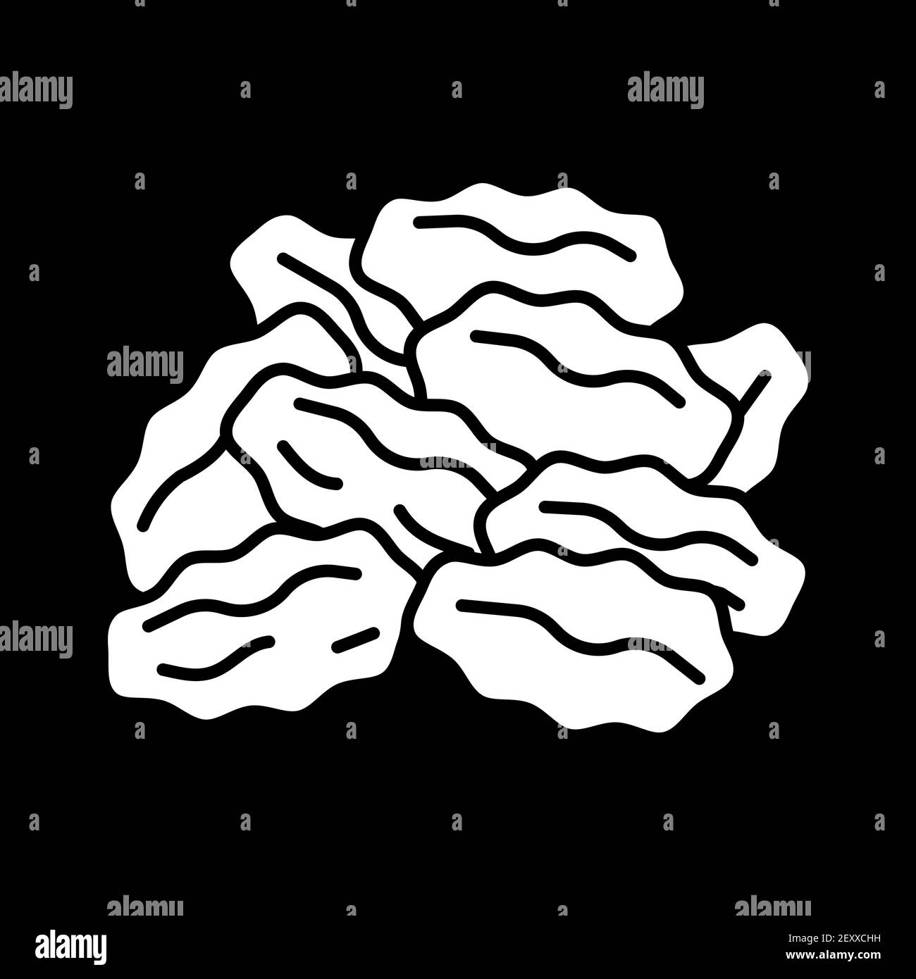Raisins dark mode glyph icon Stock Vector Image & Art - Alamy