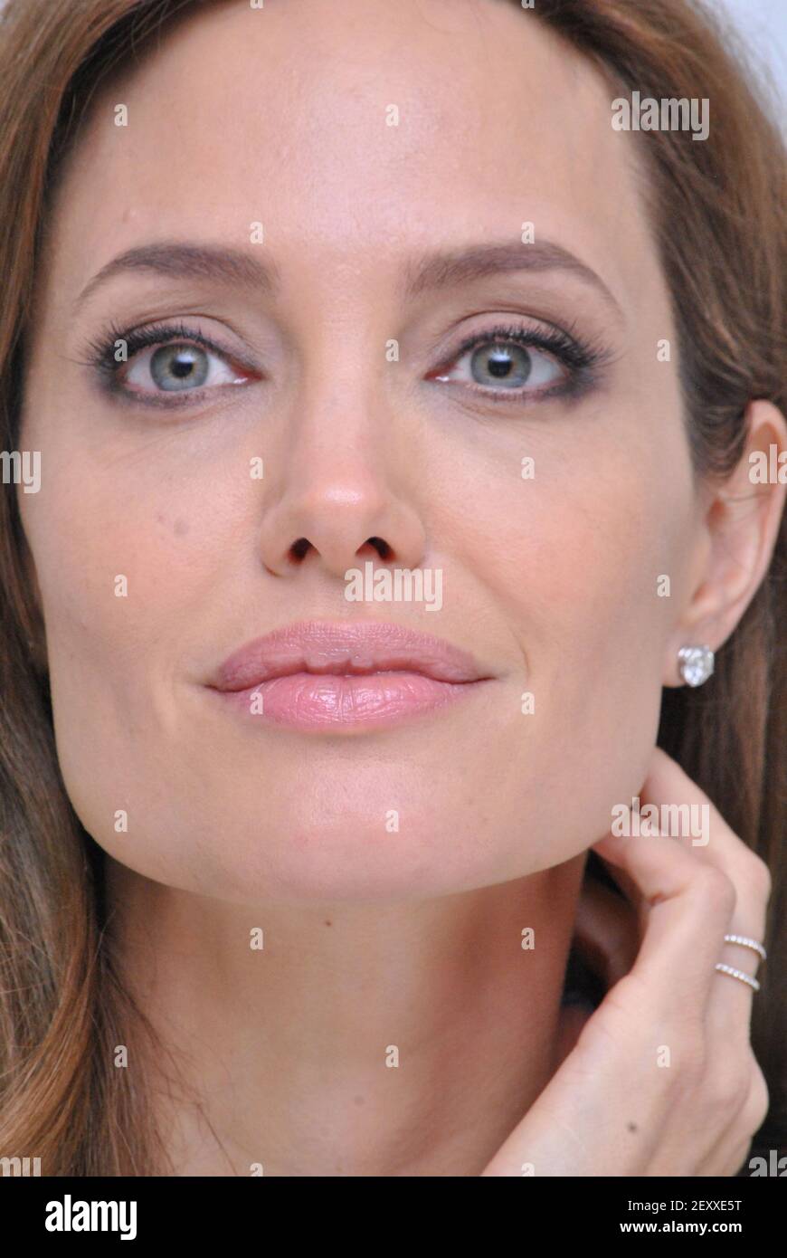 Angelina Jolie at the Hollywood Foreign Press Association press