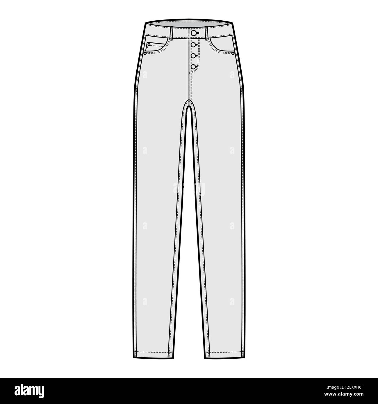 tapered bottom jeans