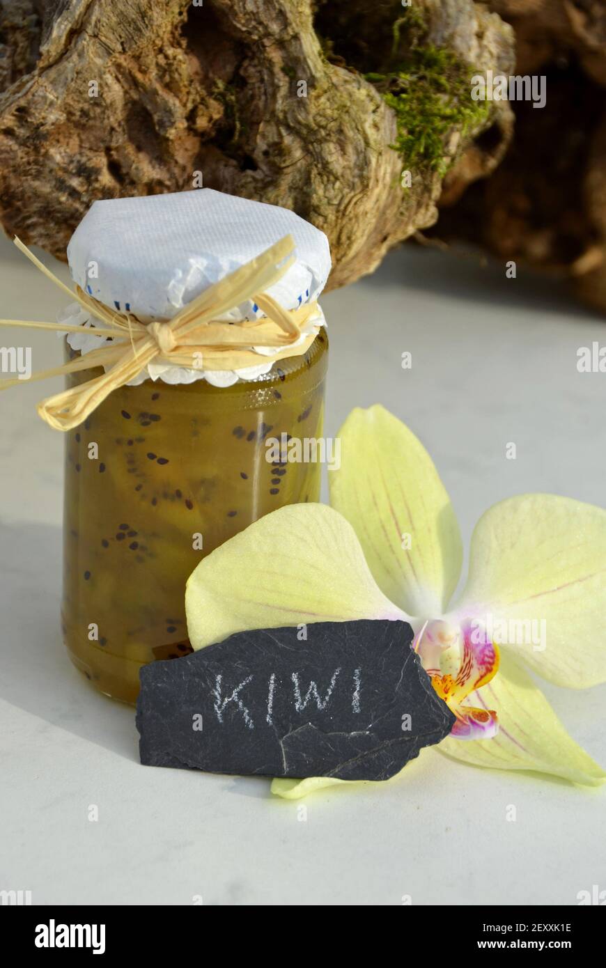 Kiwi Jam Homemade Stock Photo