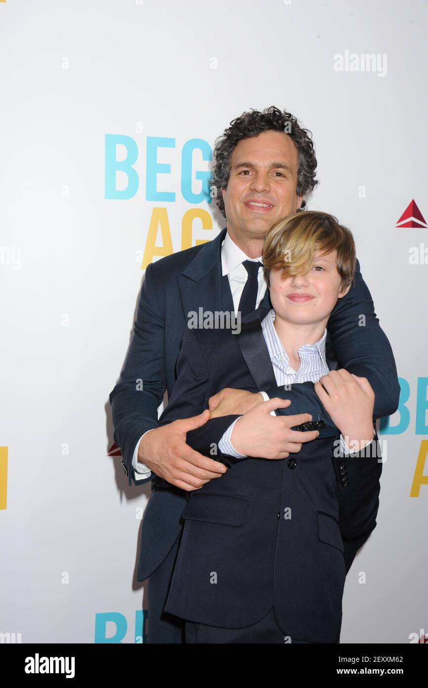 Scott Ruffalo, Mark Ruffalo attends the "Begin Again" New York Premiere,  held at the SVA Theatre in New York City, Wednesday, June 25, 2014. (Photo  by Jennifer Graylock/Sipa USA Stock Photo - Alamy