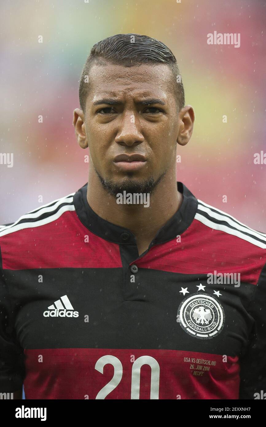 Germany's Jerome BOATENG during the group G 2014 FIFA World Cup soccer match between USA and Germany, in Arena Pernambuco Stadium in Recife, Brazil, on June 26, 2014. Photo by Omar Martinez/ Mexsport/ Fotoarena/Sipa USA Stock Photo