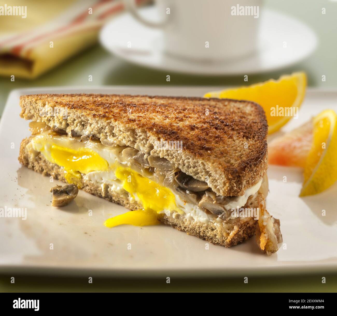 The egg special sandwich is very filling and no doubt originally