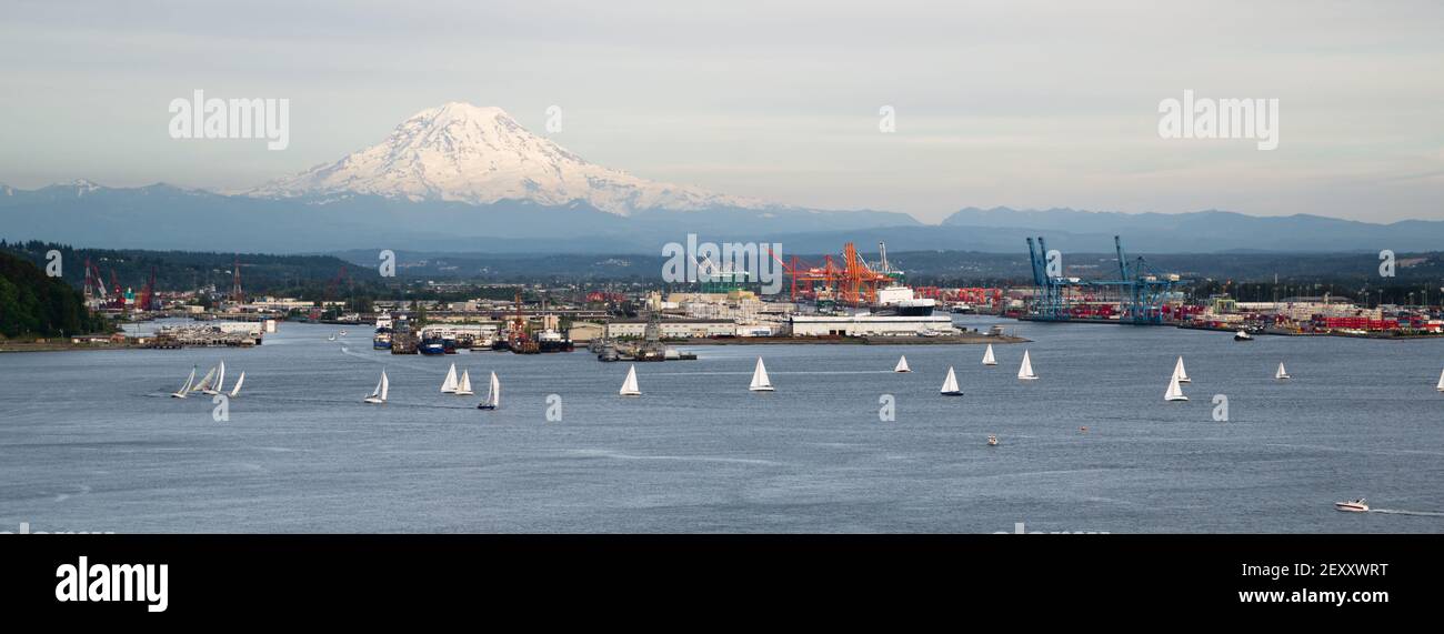 Commencement Bay High Resolution Stock Photography and Images