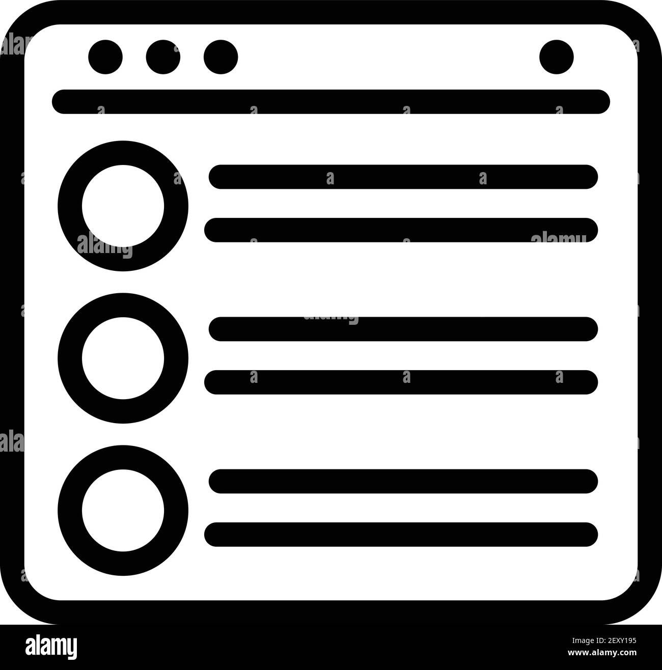Digital catalog icon. Outline digital catalog vector icon for web ...