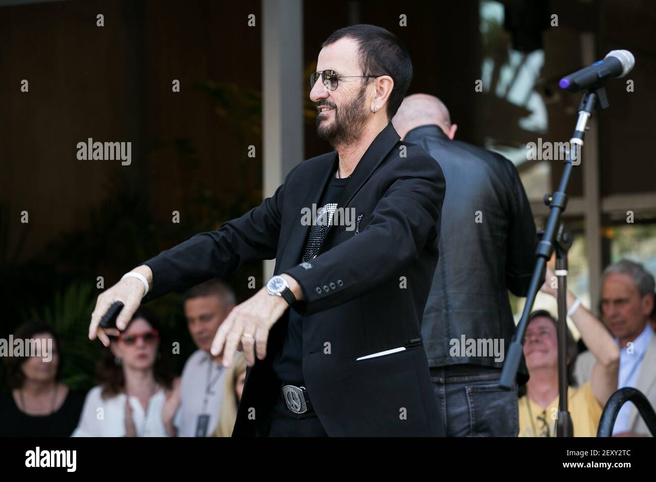 Ringo Starr attends the John Varvatos and Ringo Starr's announcement of